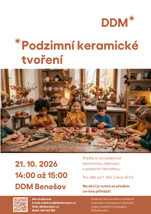 keramické tvoření pro mladé lidi